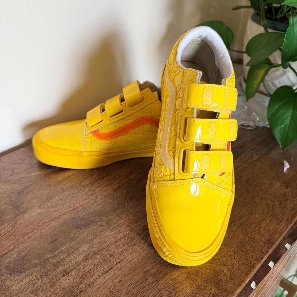 Vans x Haribo Old Skool V Yellow Gummy Bear Sneakers Women 8.5 Men 7 Streetwear
